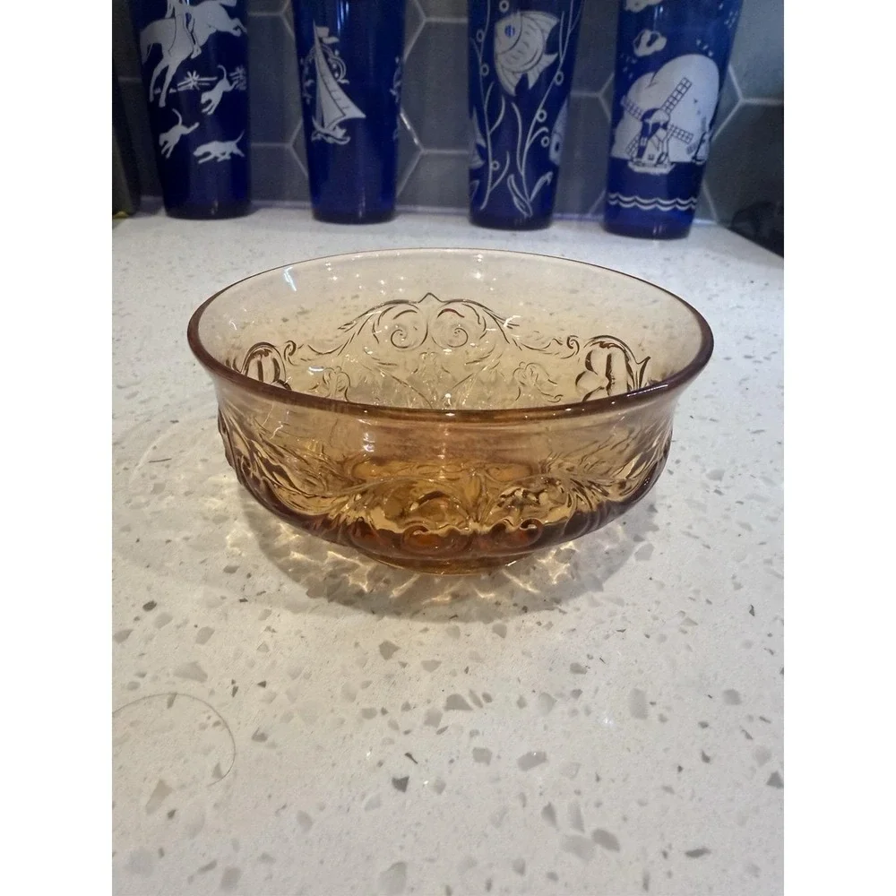 McKee Rock Crystal Amber 4 3/4